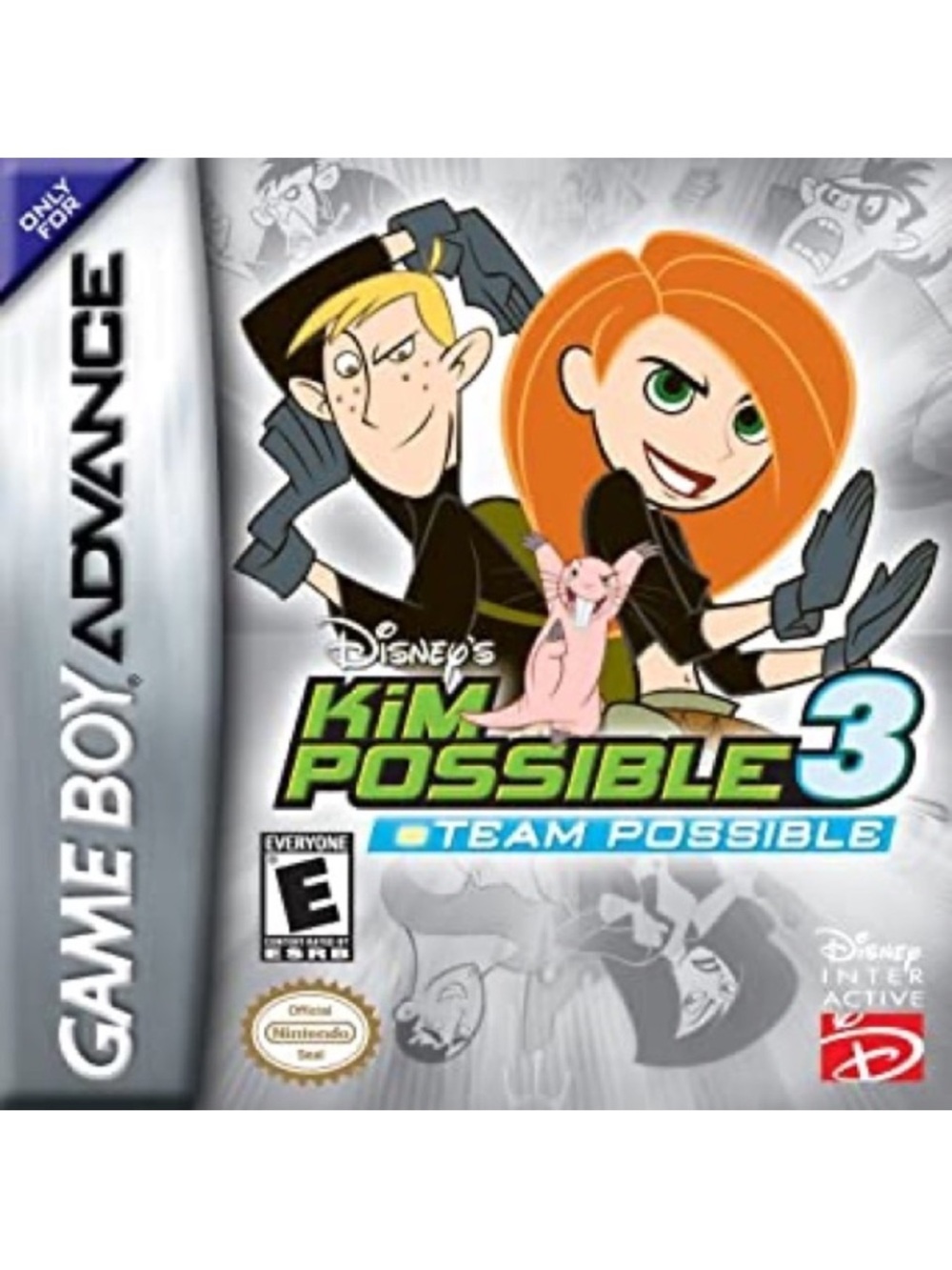 DISNEY'S Kim Possible 3: Team Possible Game Boy Advance GBA Video Game
